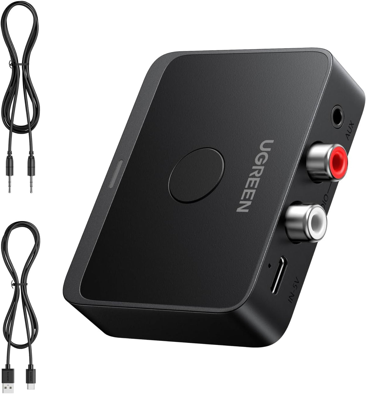 UGREEN Bluetooth 6.0 LDAC Audio Receiver with AUX & RCA Output (55545)