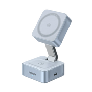 UGREEN MagFlow Qi2 25W 2-in-1 Foldable Magnetic Wireless Charger (55960B)