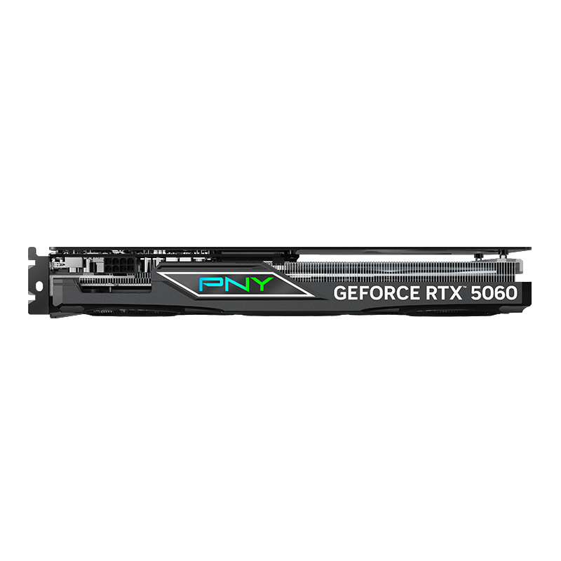 PNY GeForce RTX™ 5060 8GB ARGB EPIC-X RGB™ Overclocked Triple Fan GPU