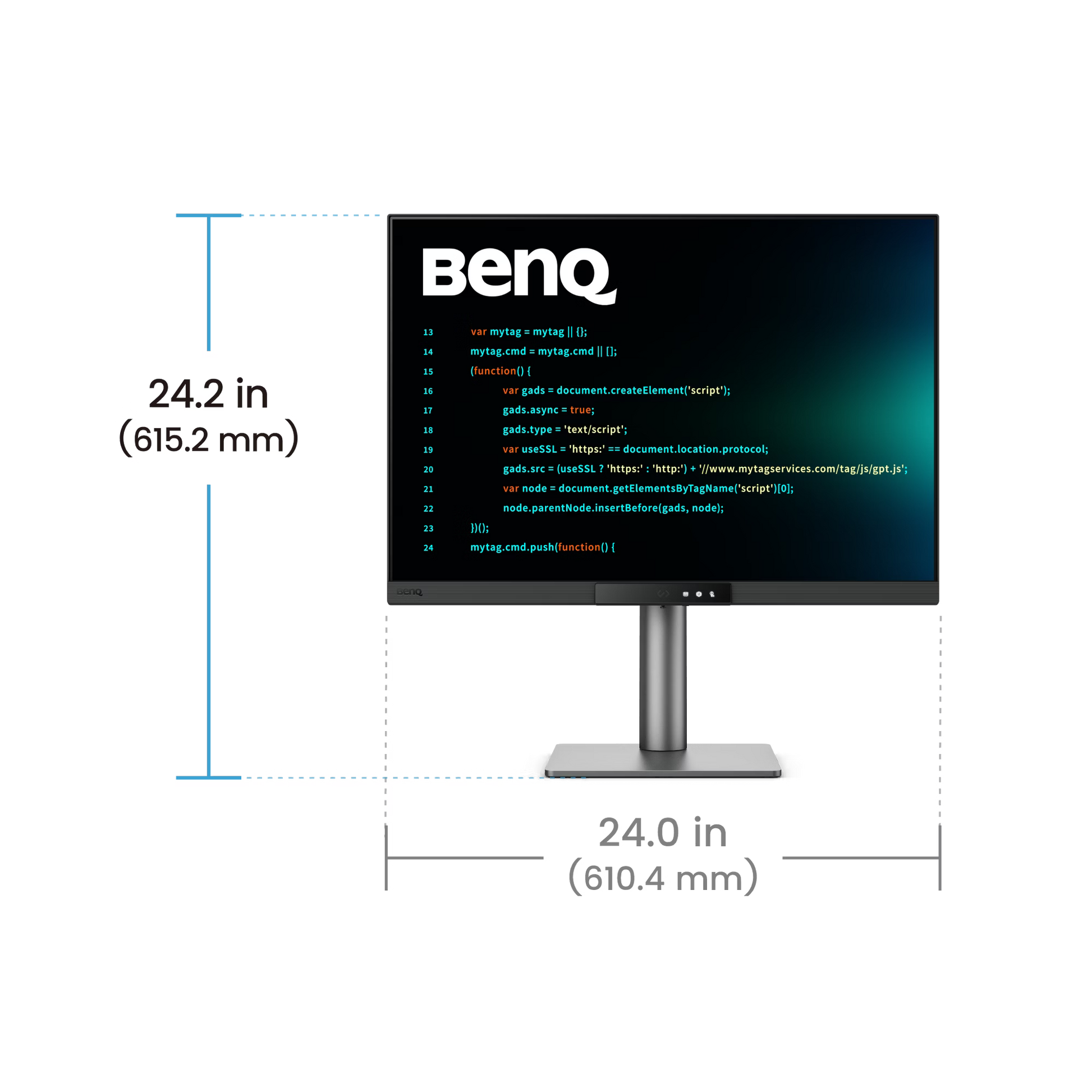 Benq RD280UG 28.2” 4K+ 3840x2560 120Hz IPS Programming Monitor with Backlight - GOLCHHA COMPUTERS 