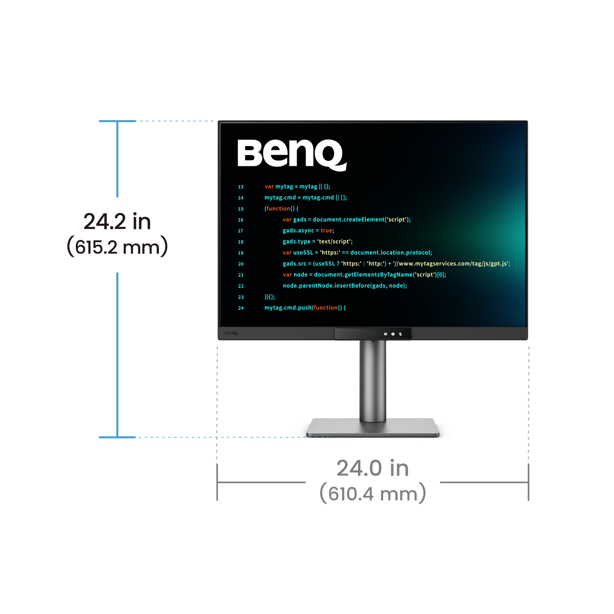 Benq RD280UG 28.2” 4K+ 3840x2560 120Hz IPS Programming Monitor with Backlight - GOLCHHA COMPUTERS 