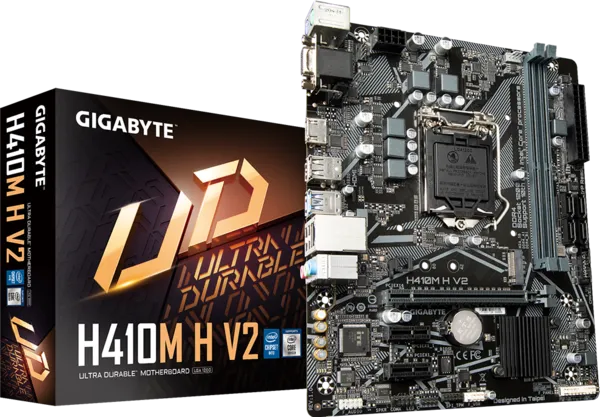 Gigabyte H410M H V2 MicroATX DDR4 Intel Motherboard