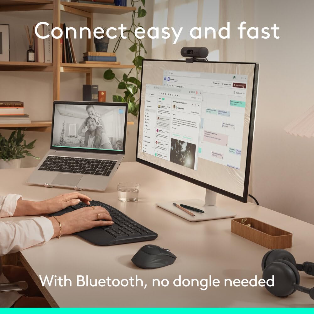 Logitech Signature Comfort Plus M850 L Wireless Bluetooth mouse with palm cushion for enhanced comfort
