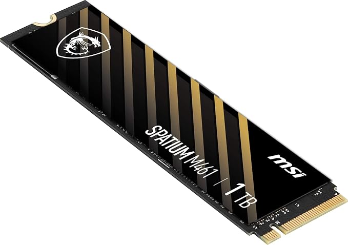 MSI SPATIUM M461 1TB M.2 2280 PCIe Gen4 NVMe SSD