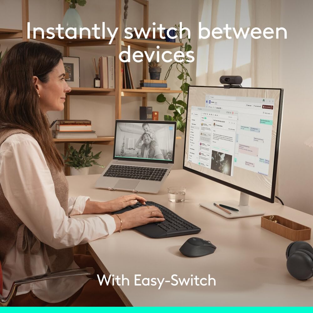 Logitech Signature Comfort Plus M850 L Wireless Bluetooth mouse with palm cushion for enhanced comfort