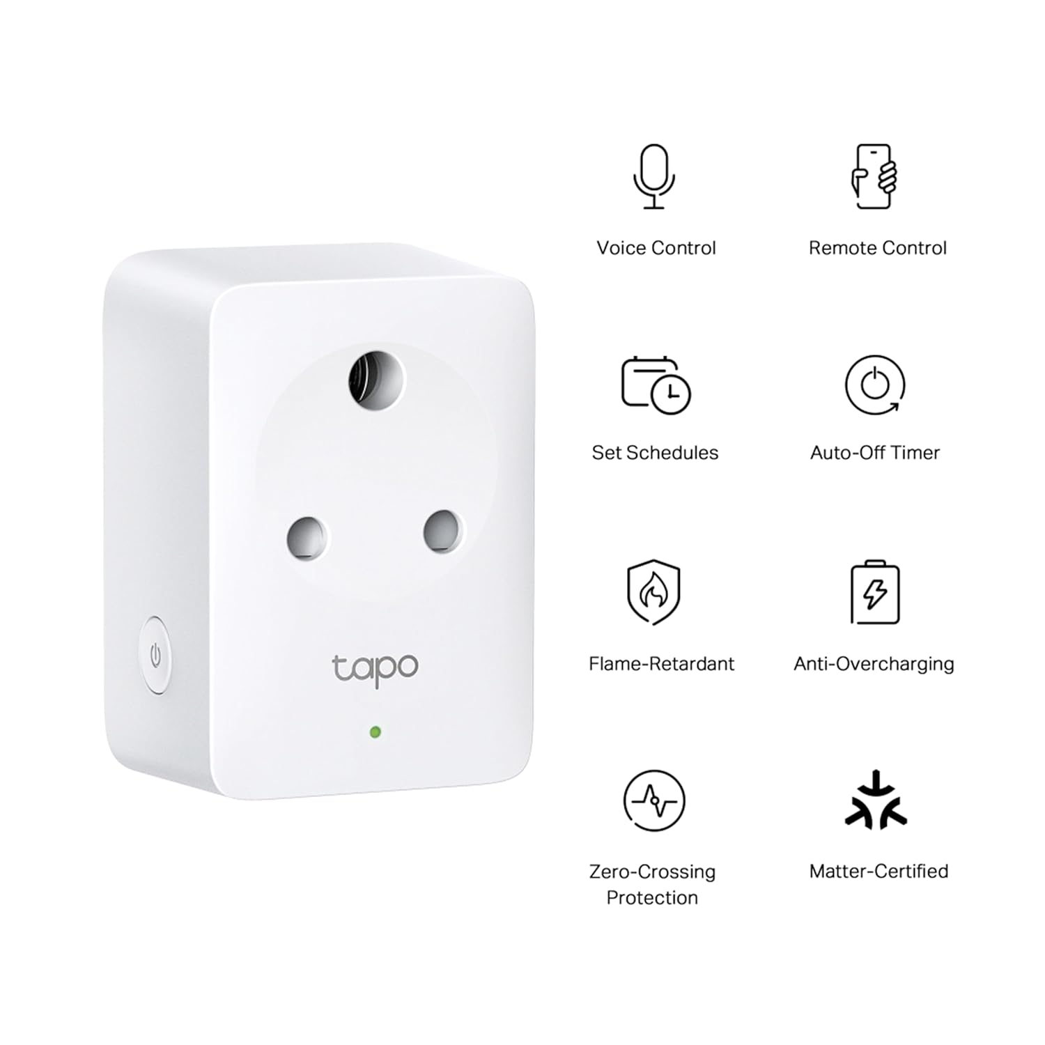 TP Link Tapo P116M Mini Smart Wi-Fi Plug, Energy Monitoring