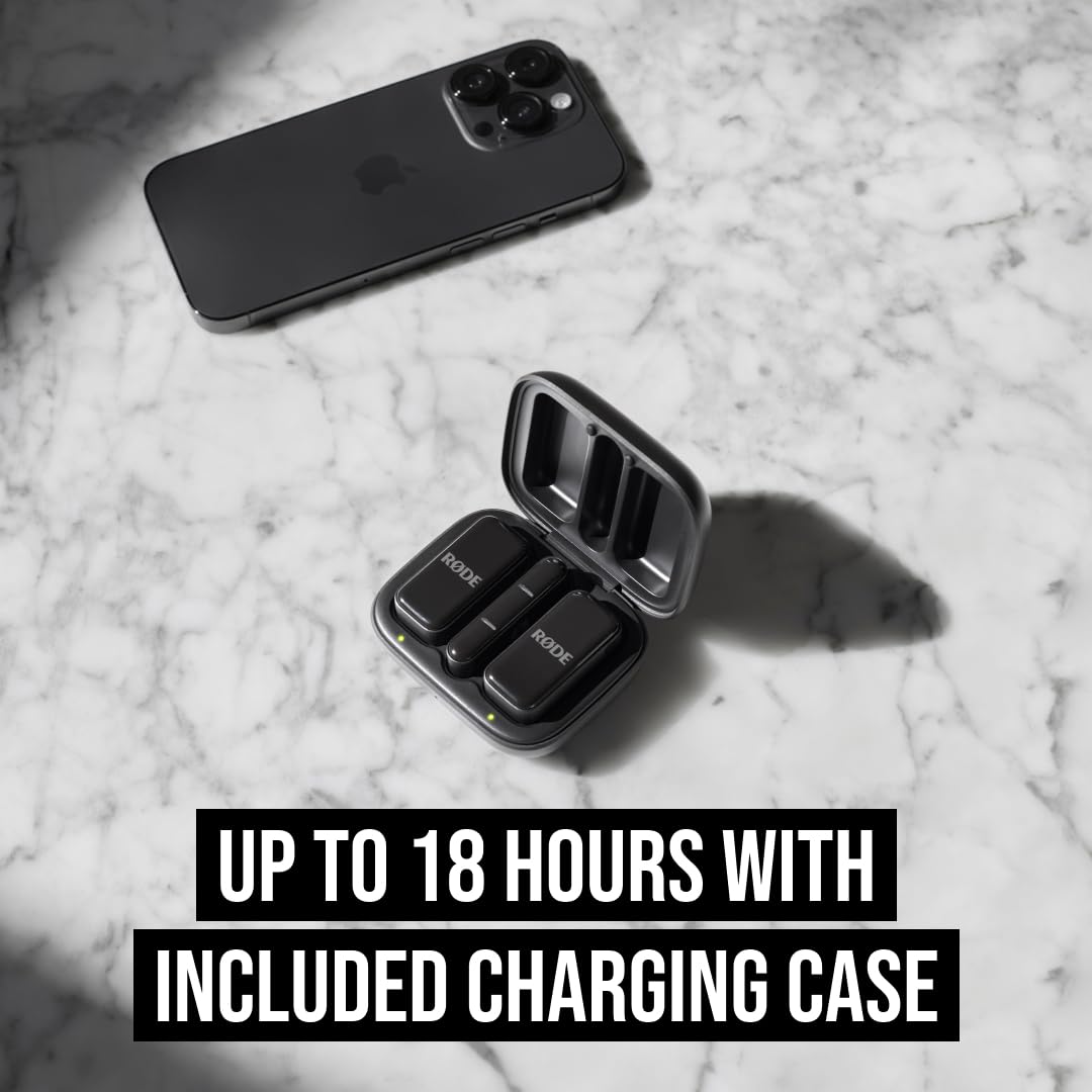 Rode Wireless Micro Ultra-compact USB-C Wireless Microphone - Black