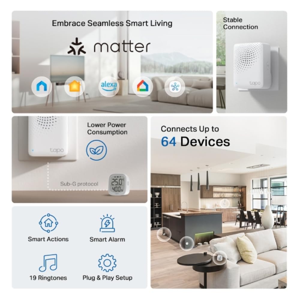 TP-Link Tapo H100 IoT Smart Hub with Chime