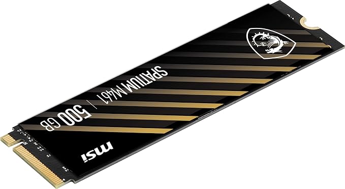 MSI SPATIUM M461 500GB M.2 2280 PCIe Gen4 NVMe SSD