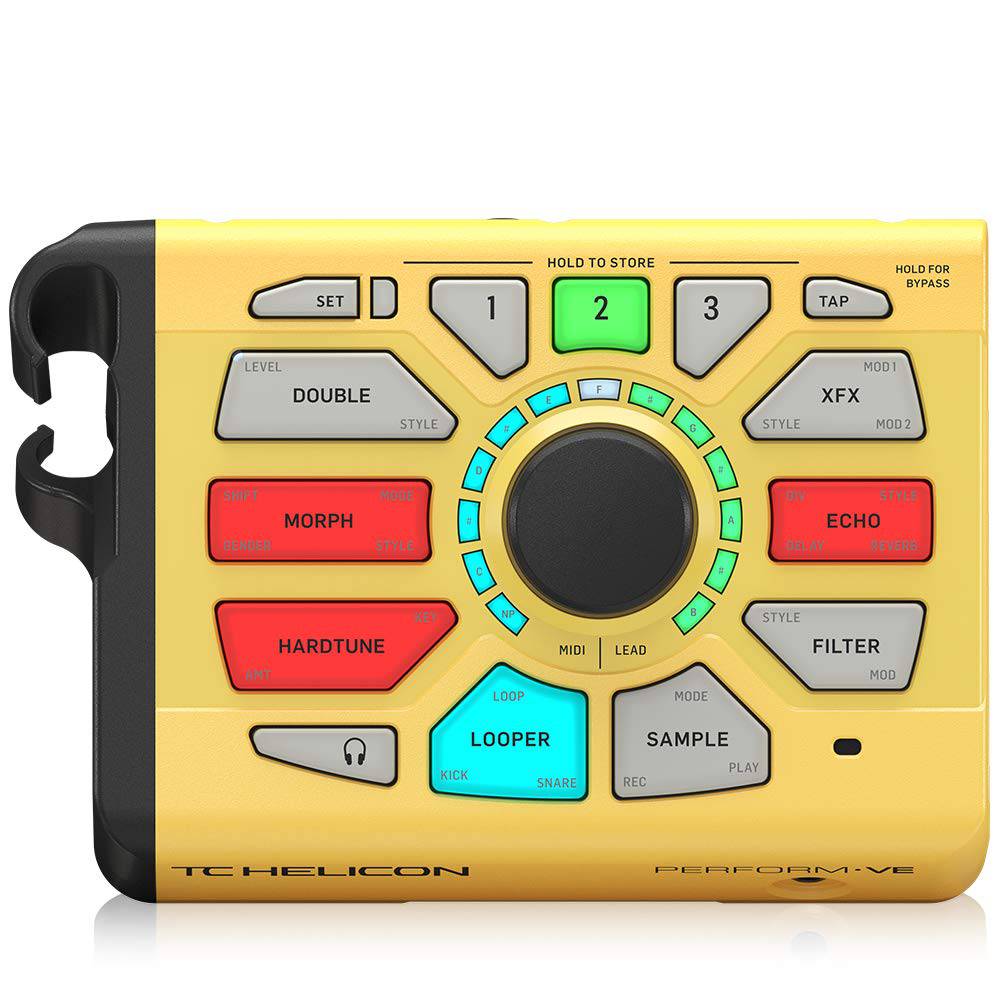 TC Helicon Perform-VE Revolutionary Vocal Manipulator with MIDI-Pitch-Controlled Sampling, Vocal Synth and One-Button Drum Looper - Dispatched in 3 Business Days - Golchha Computers