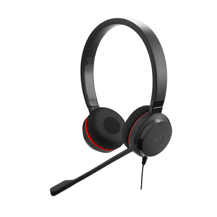 Jabra Evolve 30 II Stereo On Ear Wired Headphone with Mic (Black) - Golchha Computers