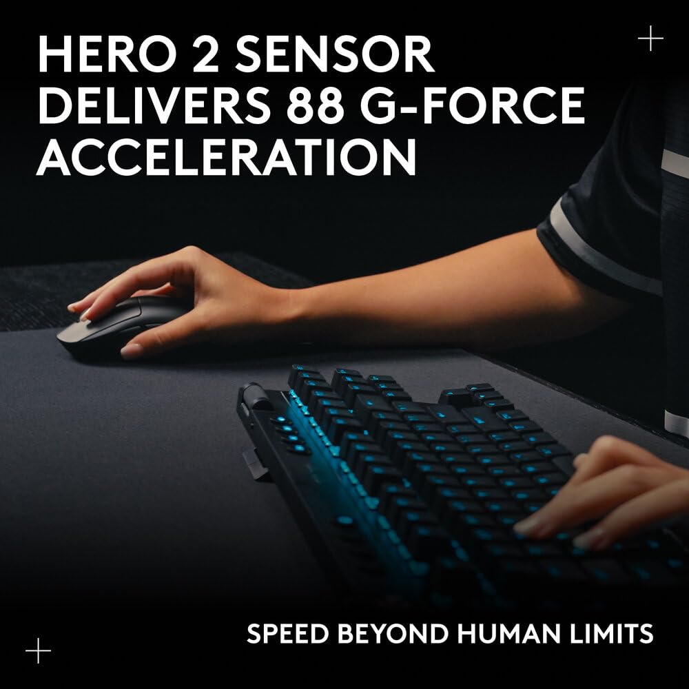 Logitech G PRO 2 Lightspeed Wireless Gaming Mouse (Black) - GOLCHHA COMPUTERS 