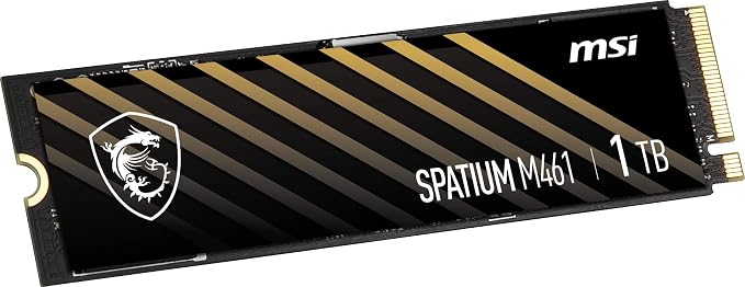 MSI SPATIUM M461 1TB M.2 2280 PCIe Gen4 NVMe SSD