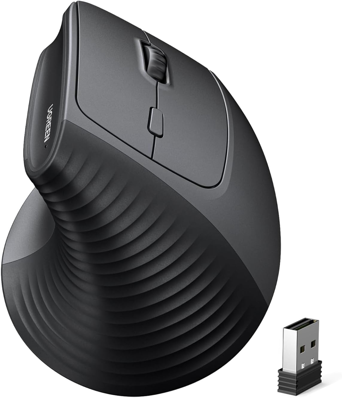 UGREEN Wireless Vertical Ergonomic Mouse, 4000 DPI, 6 Buttons (55916)