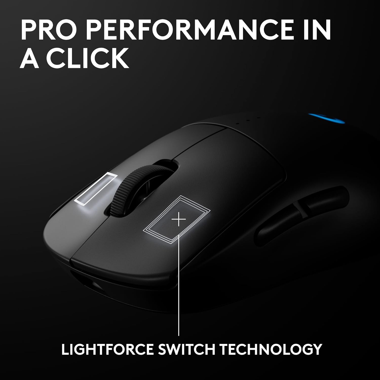 Logitech G PRO 2 Lightspeed Wireless Gaming Mouse (Black) - GOLCHHA COMPUTERS 