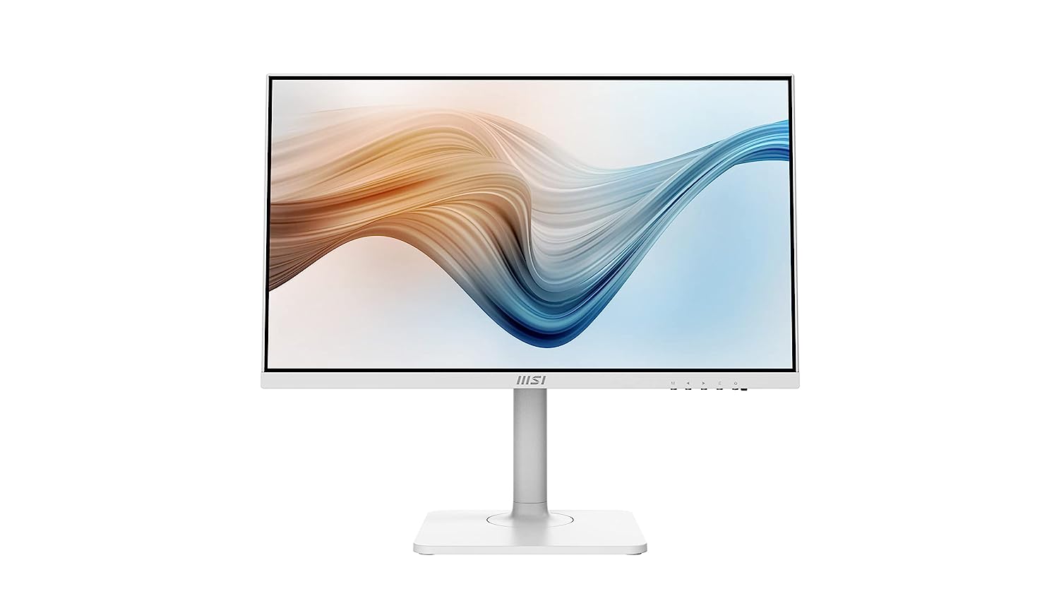 MSI Modern MD241PW 24 Inch 1920 x 1080 Pixels Computer Monitor, Full HD, 75Hz, IPS, HDMI, Type C, Adjustable Stand, Speakers-White