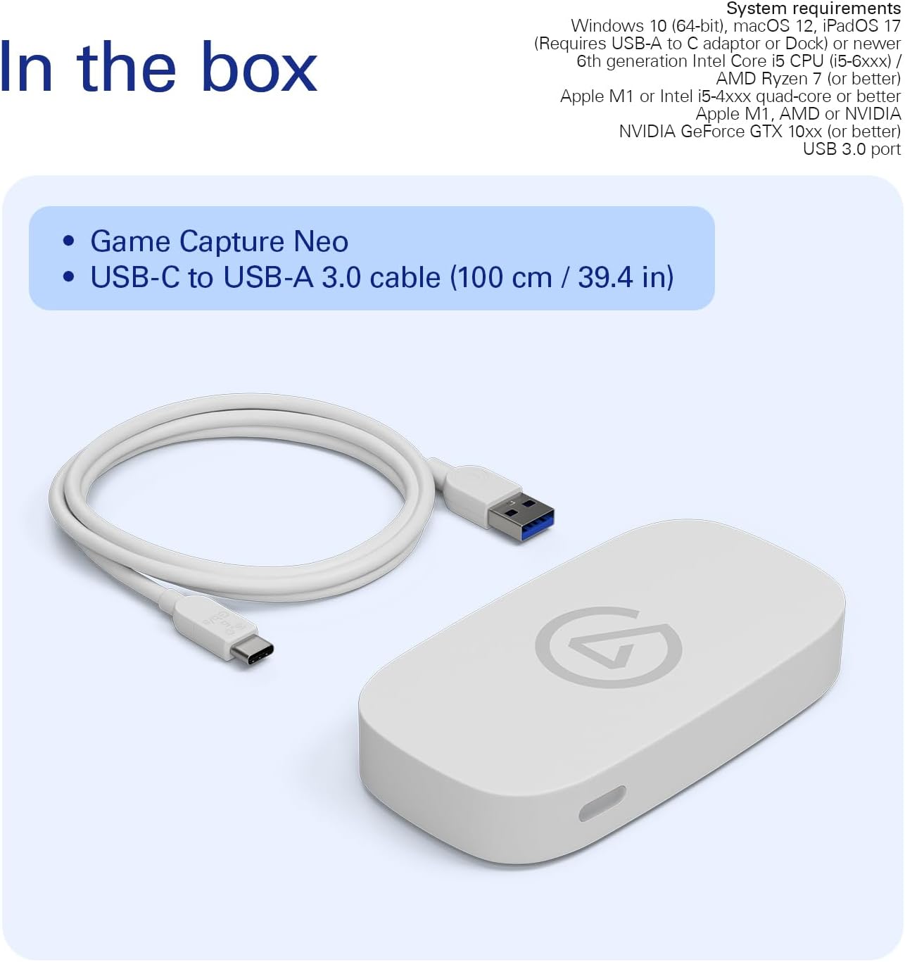 Elgato Game Capture Neo – USB Portable Capture Card - GOLCHHA COMPUTERS 