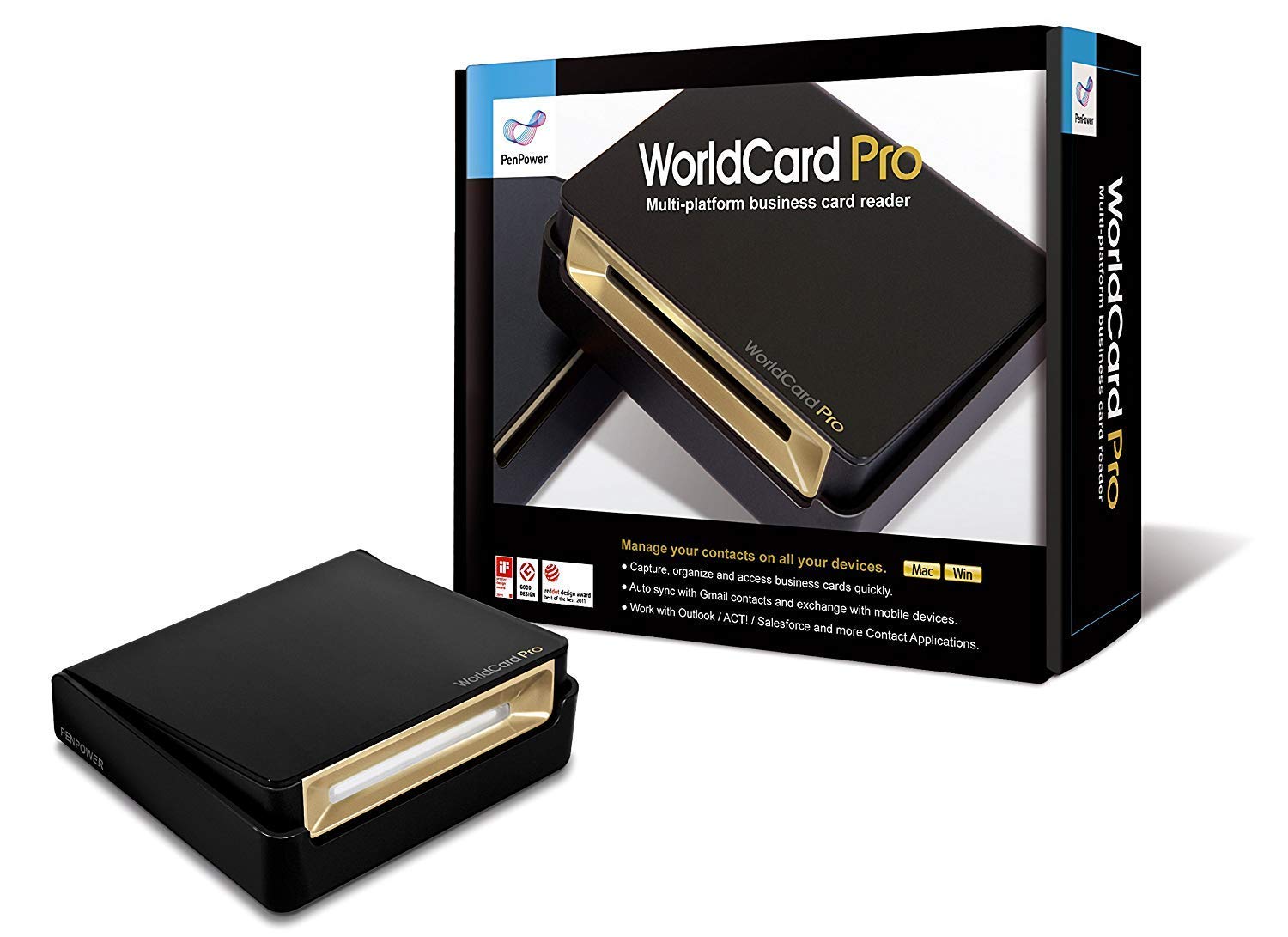 PenPower WorldCard Pro Business Card Scanner for Windows and Mac