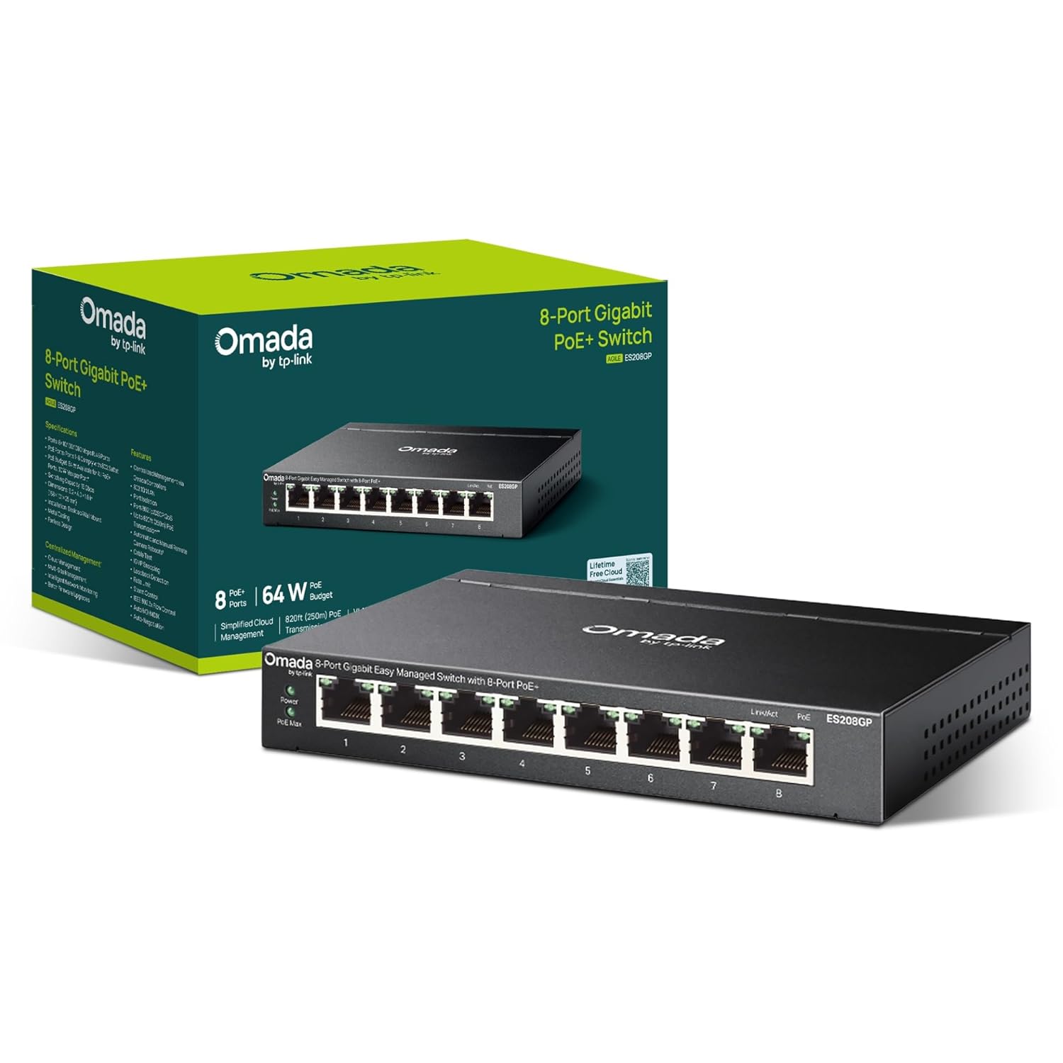 TP-Link ES208G 8 Port Gigabit Network Switch - GOLCHHA COMPUTERS 