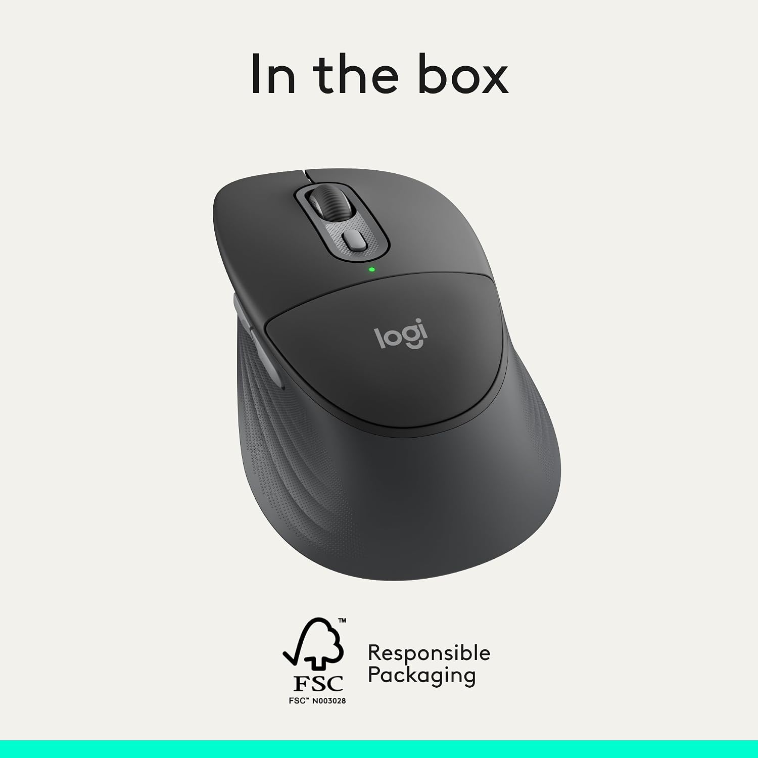 Logitech Signature Comfort Plus M850 L Wireless Bluetooth mouse with palm cushion for enhanced comfort