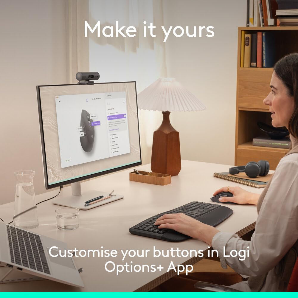 Logitech Signature Comfort Plus M850 L Wireless Bluetooth mouse with palm cushion for enhanced comfort