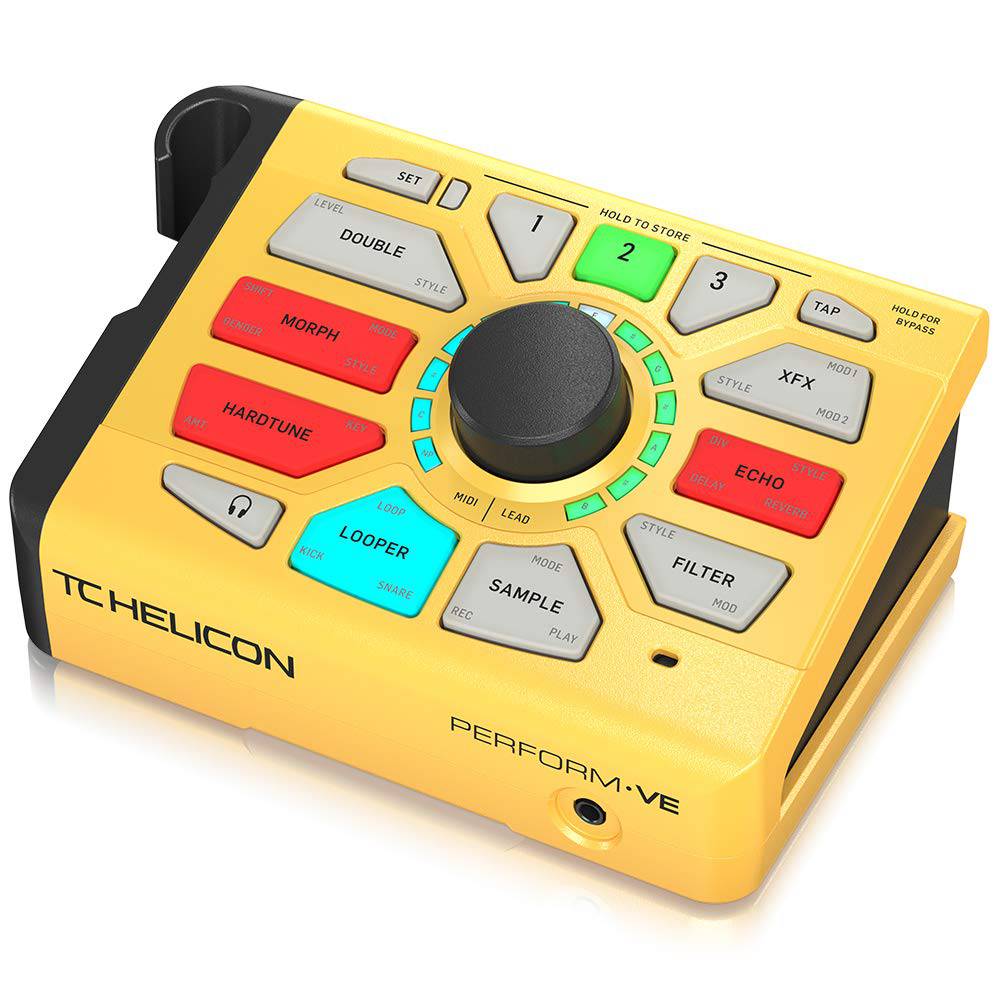 TC Helicon Perform-VE Revolutionary Vocal Manipulator with MIDI-Pitch-Controlled Sampling, Vocal Synth and One-Button Drum Looper - Dispatched in 3 Business Days - Golchha Computers