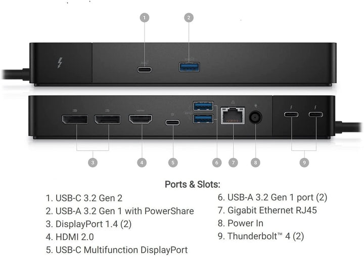 Dell WD22TB4 Thunderbolt Laptop Computer Dock Station - Golchha Computers