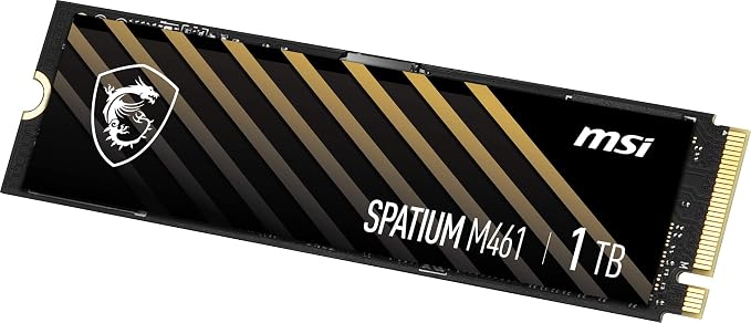 MSI SPATIUM M461 1TB M.2 2280 PCIe Gen4 NVMe SSD