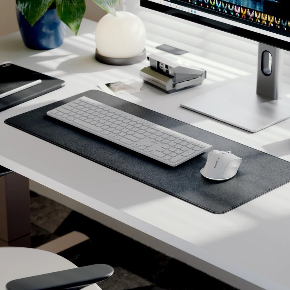 Alogic Apex Bluetooth USB-C Rechargeable 7 Keys Programmable Mouse - White - GOLCHHA COMPUTERS 