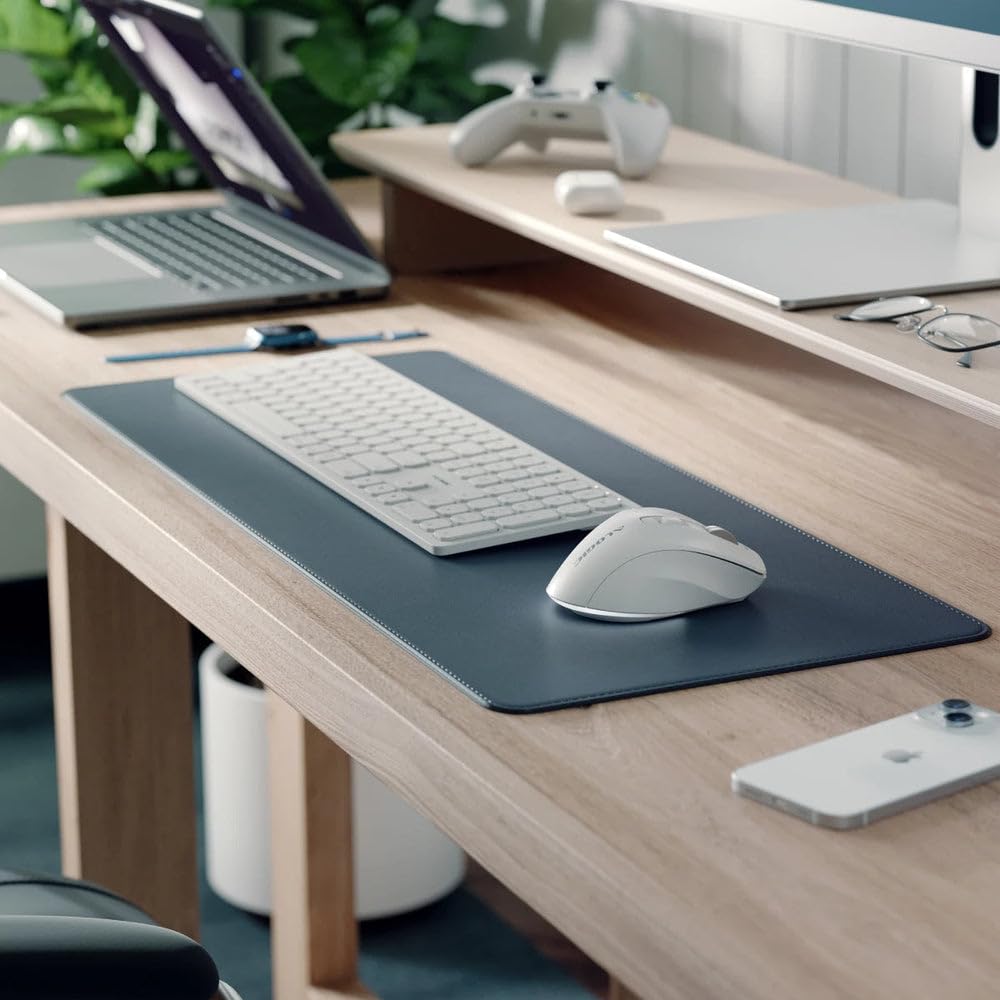 Alogic Apex Bluetooth USB-C Rechargeable 7 Keys Programmable Mouse - White - GOLCHHA COMPUTERS 