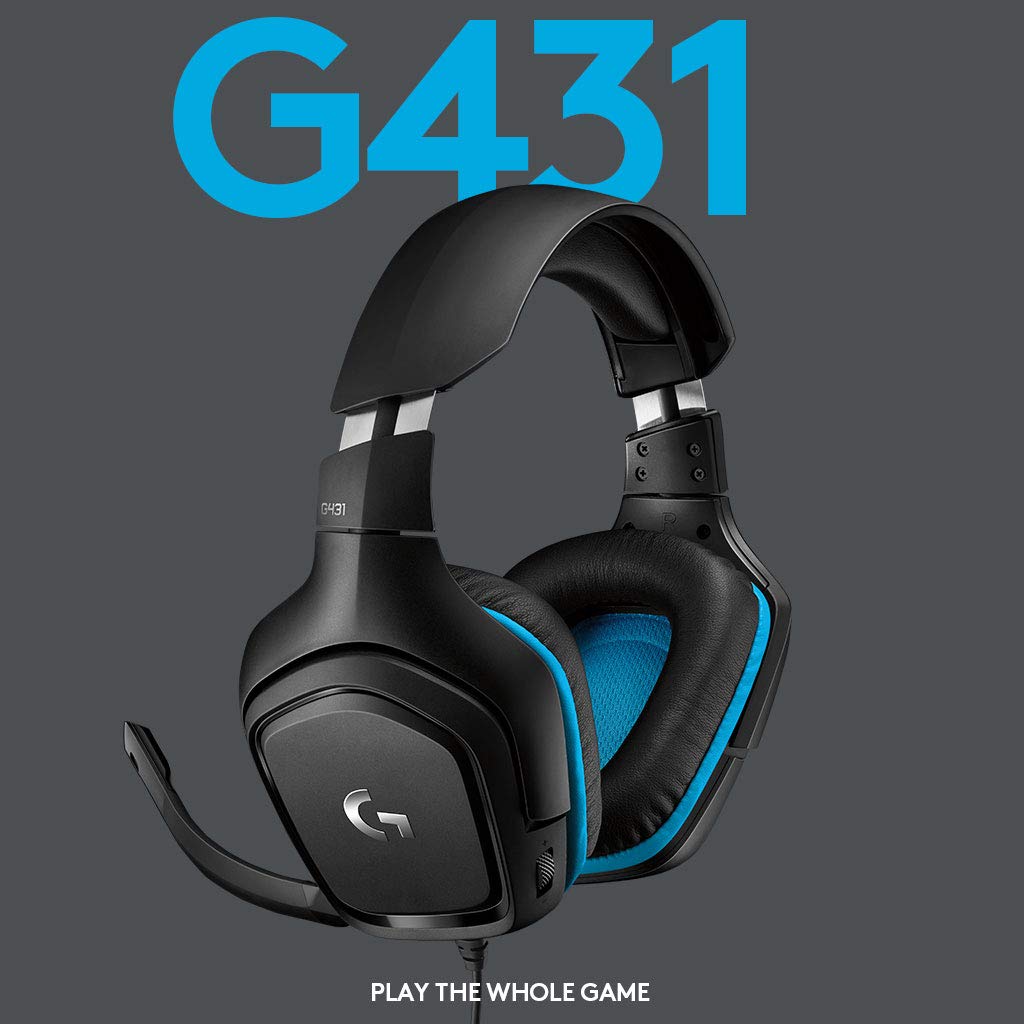Logitech G431 7.1 Surround Sound Gaming Headset - GOLCHHA COMPUTERS 