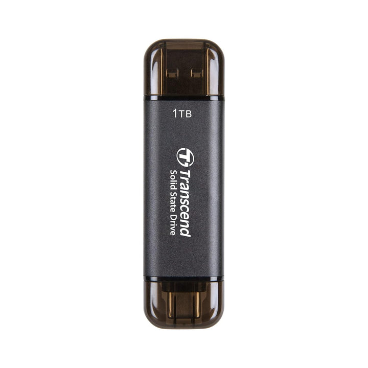 Transcend 1TB Portable SSD, TS1TESD310 / C / P /S , USB 10Gbps with Type-C and Type-A Black / Pink / Silver - Golchha Computers