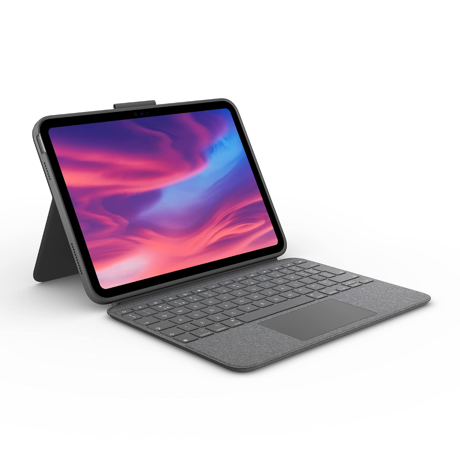 Logitech Combo Touch for iPad (10th Gen & A16) Backlit keyboard and precise trackpad