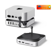 UGREEN 11-in-1 Mac mini M4 Dock with M.2 NVMe SSD Enclosure, 10Gbps USB, SD/TF (65487)