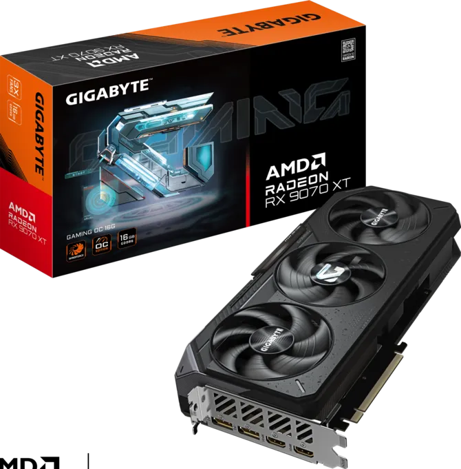 Gigabyte Radeon™ RX 9070 XT GAMING OC 16GB Graphics Card
