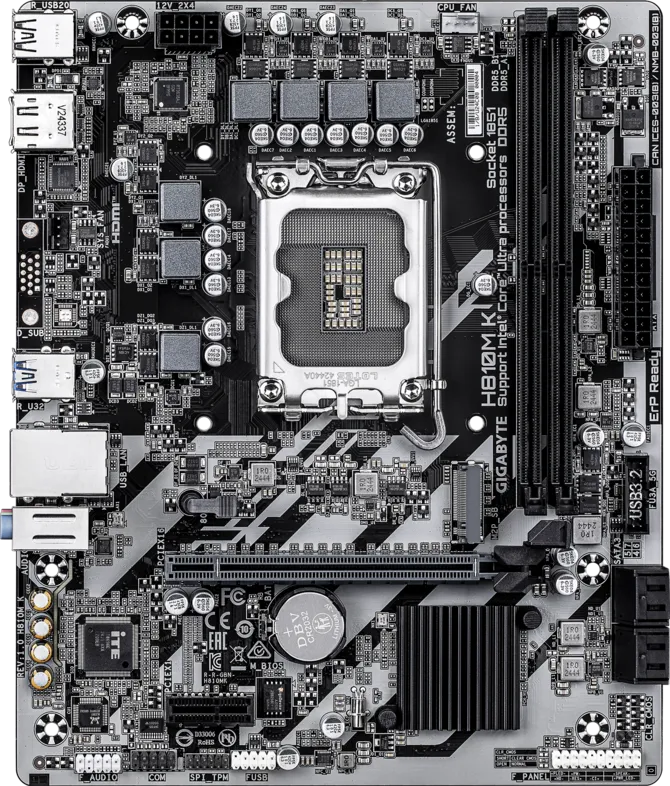 GIGABYTE H810M K INTEL H810 DDR5 MOTHERBOARD