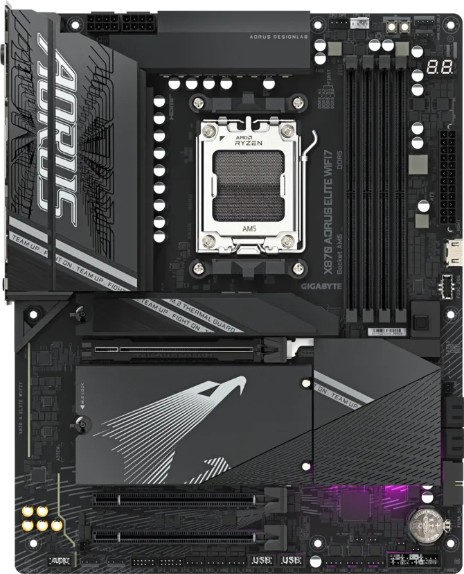 Gigabyte X870 Aorus Elite WIFI7 AMD AM5 Motherboard
