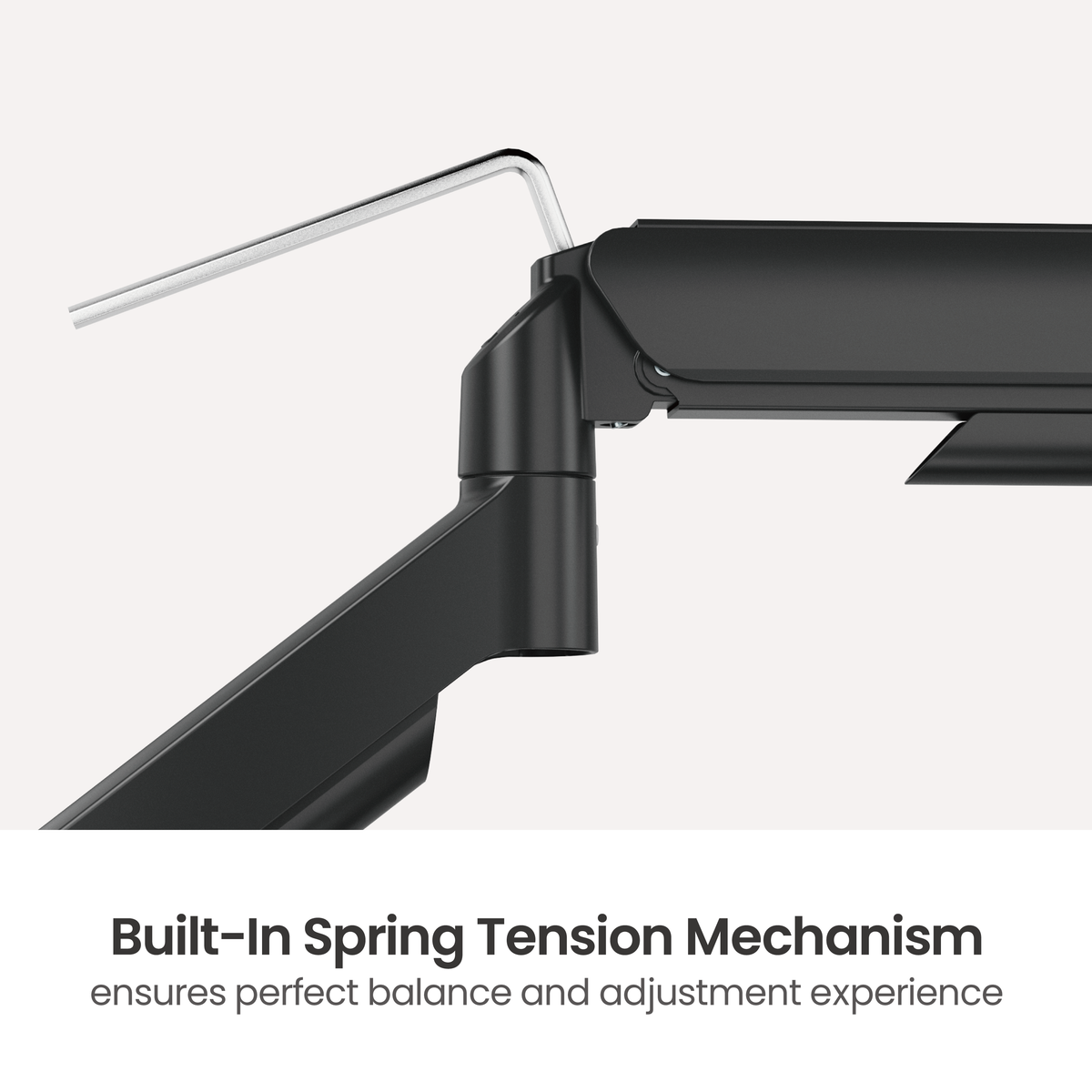 Lumi LDT97-C012 Gas Spring Single Monitor Arm (Black)