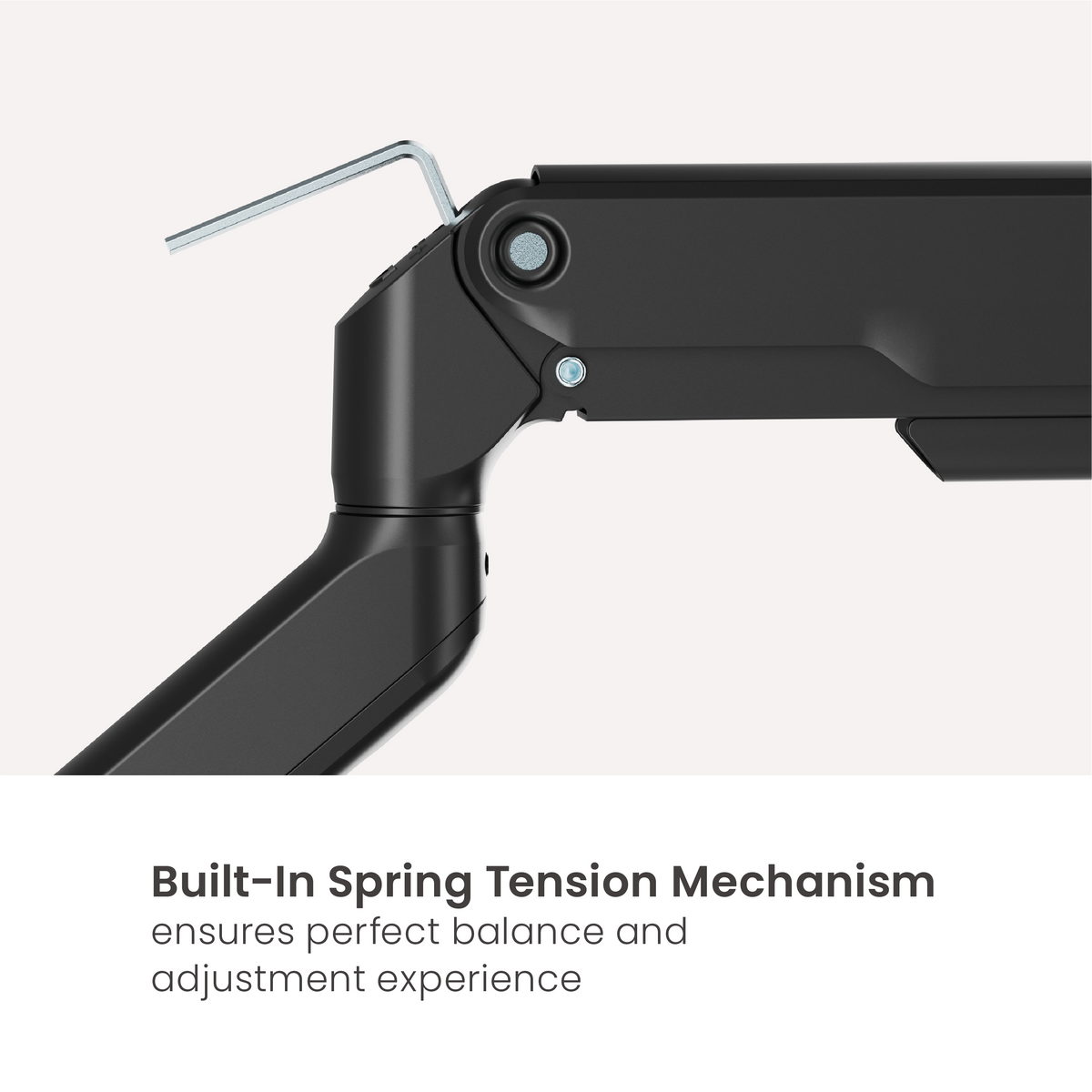 Lumi LDT112-C024E Spring-Assisted Dual Monitor Arm (Black)