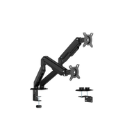 Lumi LDT112-C024E Spring-Assisted Dual Monitor Arm (Black)