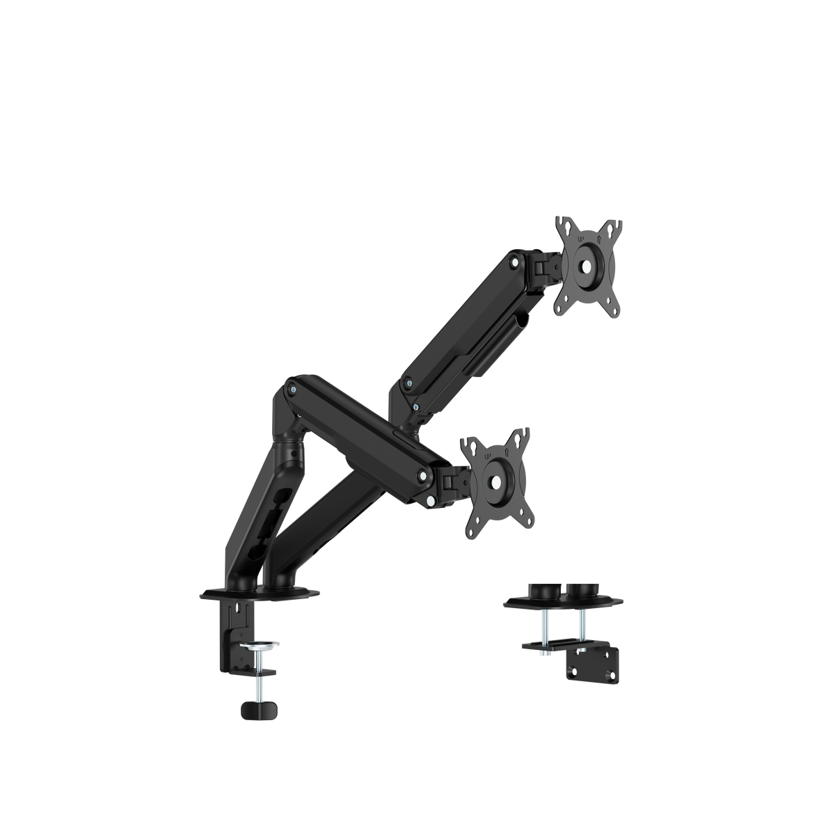 Lumi LDT112-C024E Spring-Assisted Dual Monitor Arm (Black)