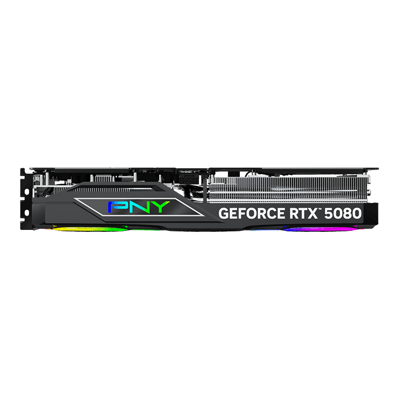 PNY GeForce RTX™ 5080 16GB ARGB EPIC-X RGB™ Overclocked Triple Fan GPU