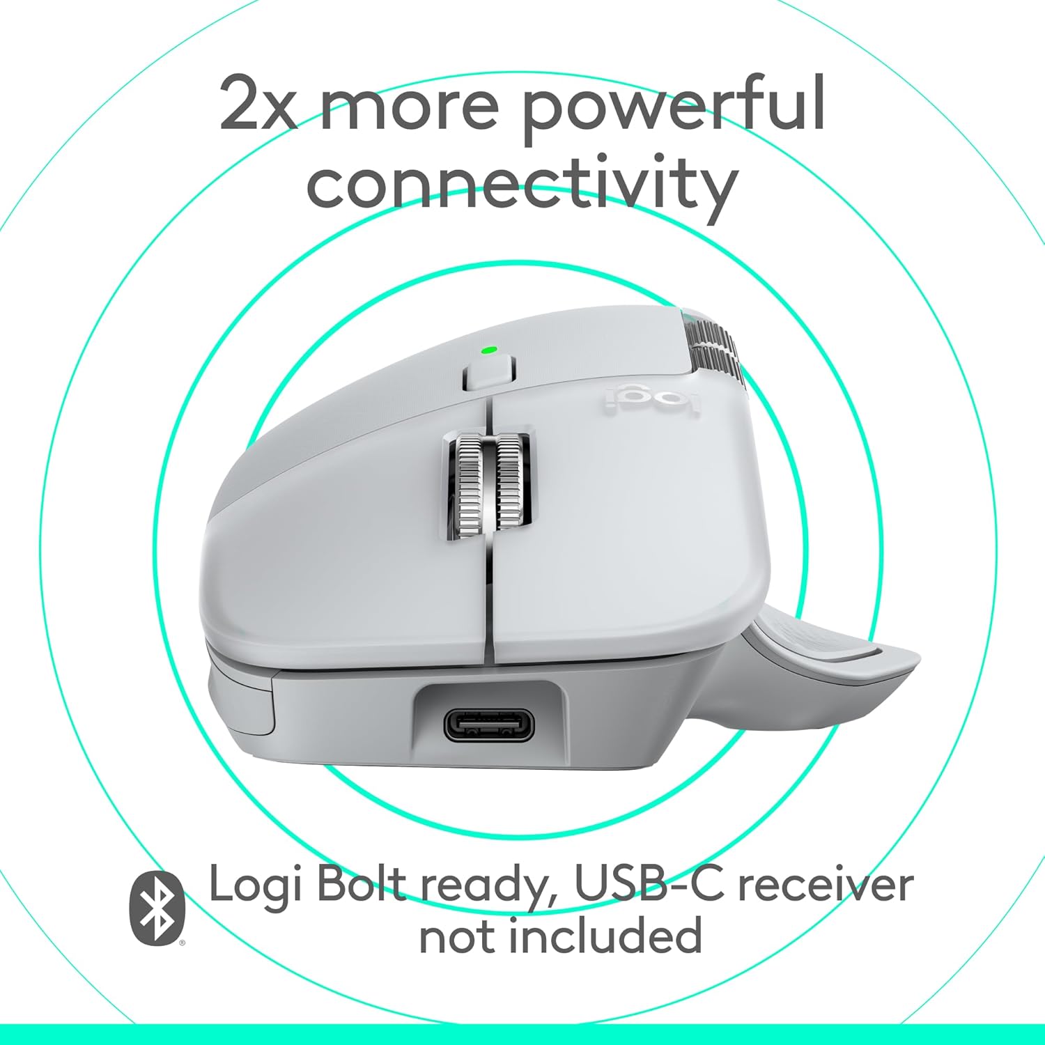 Logitech MX Master 4 for Mac, Ergonomic Bluetooth Mouse with Advanced Performance Haptic Feedback, Ultra-Fast Scrolling, USB-C Charging, MacOS, iPadOS, Windows - GOLCHHA COMPUTERS 