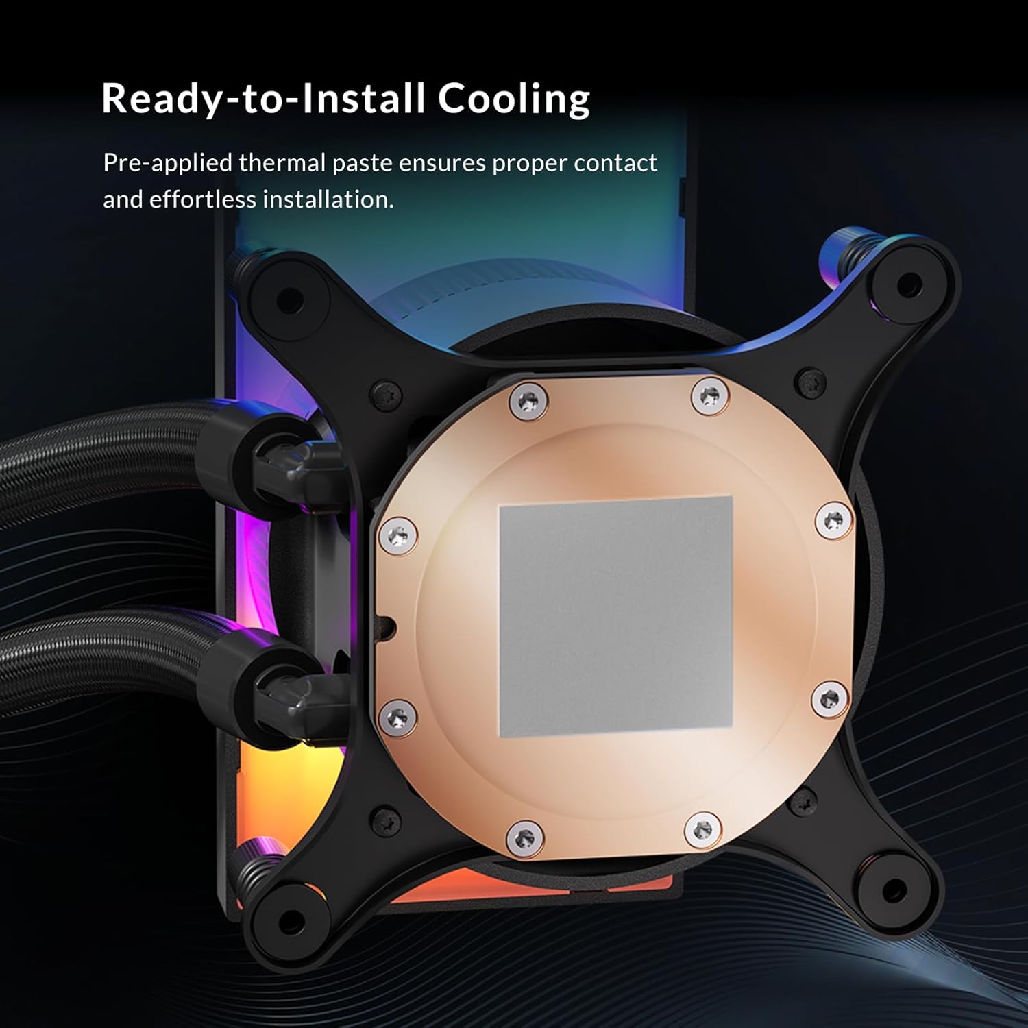 Antec Vortex View 360 AIO Liquid CPU Cooler with 5" IPS Screen - GOLCHHA COMPUTERS 