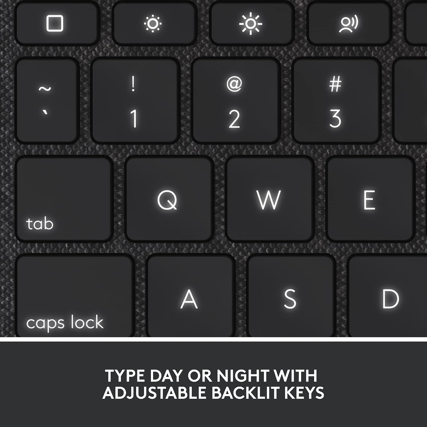 Logitech Combo Touch for iPad (10th Gen & A16) Backlit keyboard and precise trackpad