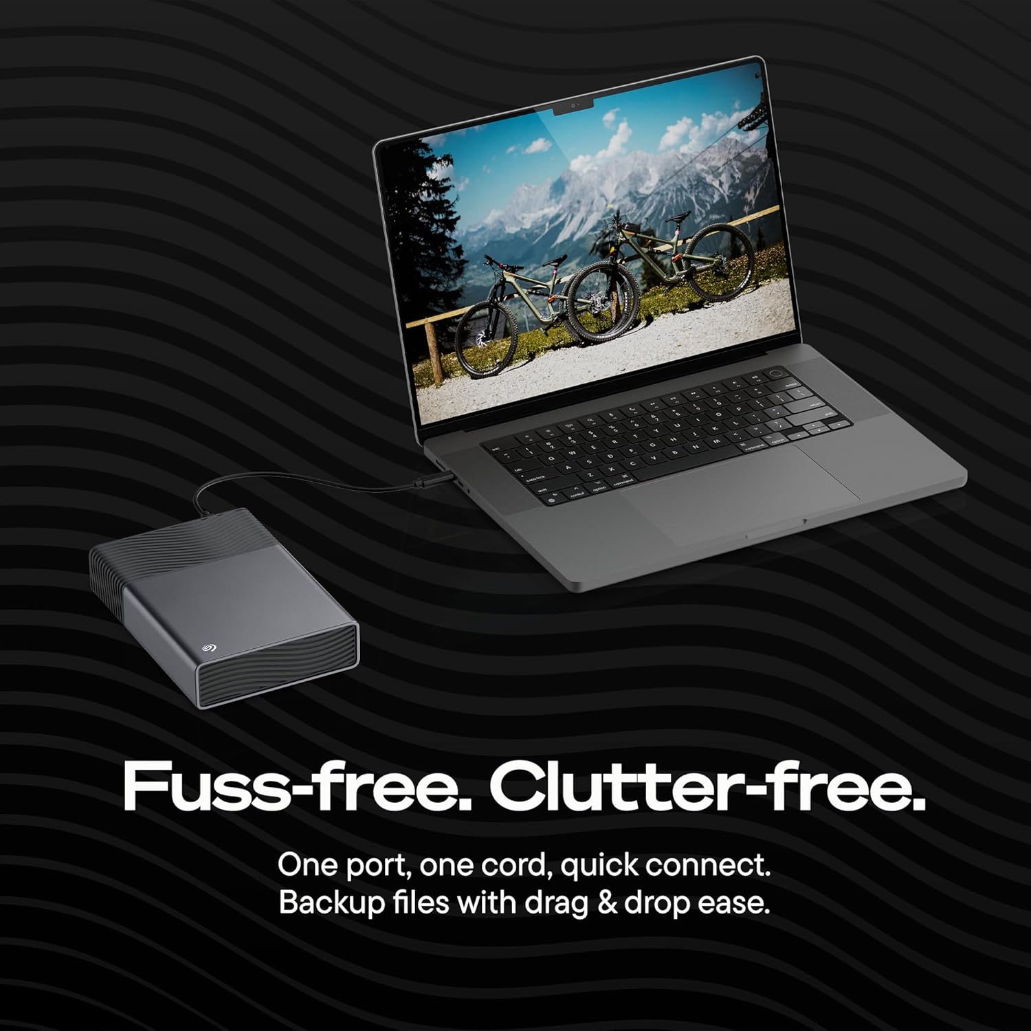 Seagate One Touch 8TB External Hard Drive Desktop HDD - USB-C