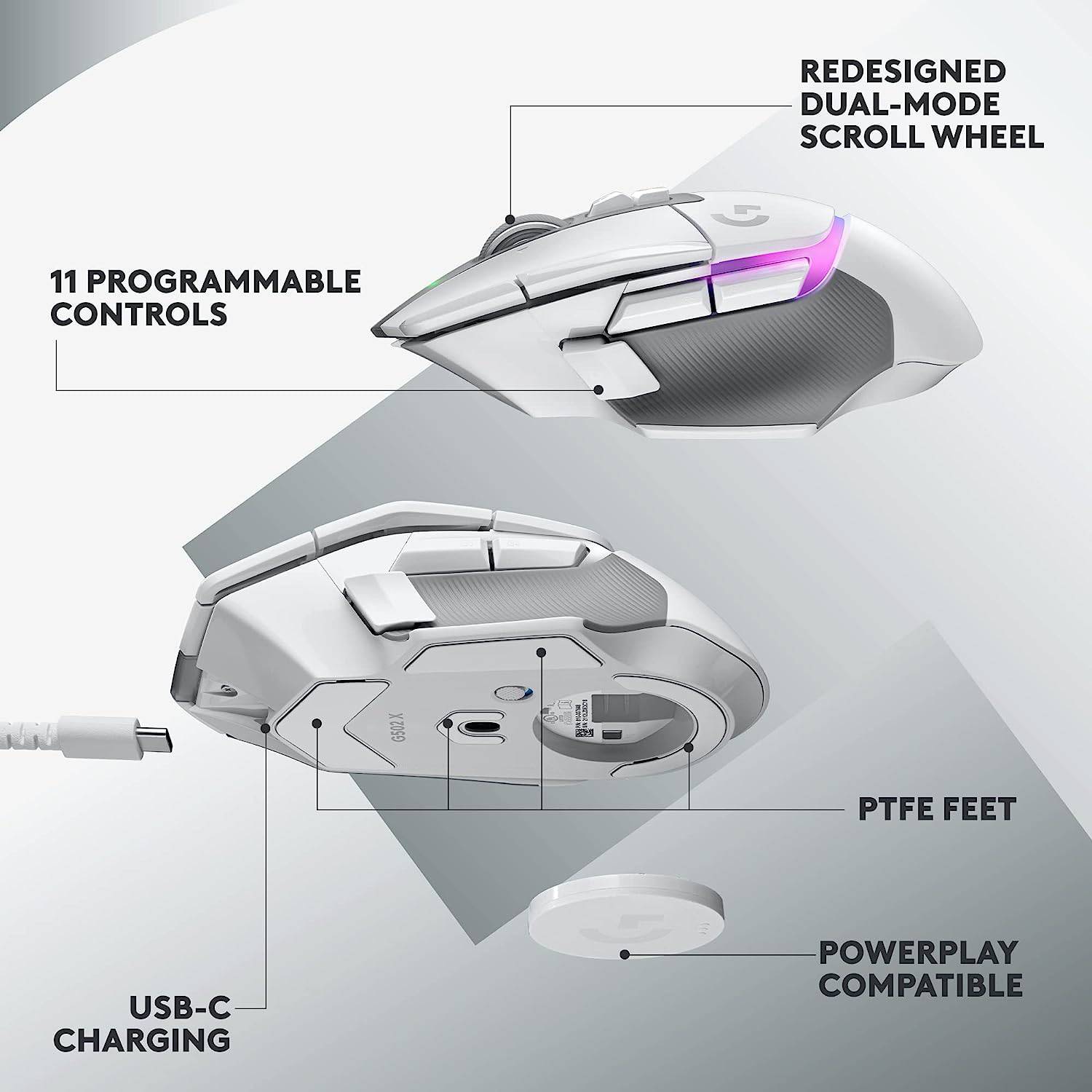 Logitech G502 X Lightspeed Plus Wireless RGB Gaming Mouse