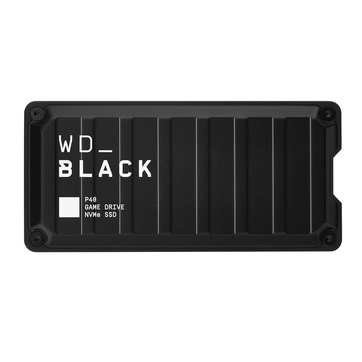 WD Black P40 Game Drive 2000MB/s R, 2000MB/s W, External SSD, USB 3.2 Gen2X2, Customisable RGB Lighting for Desktop, Mac, Gaming Console - Golchha Computers