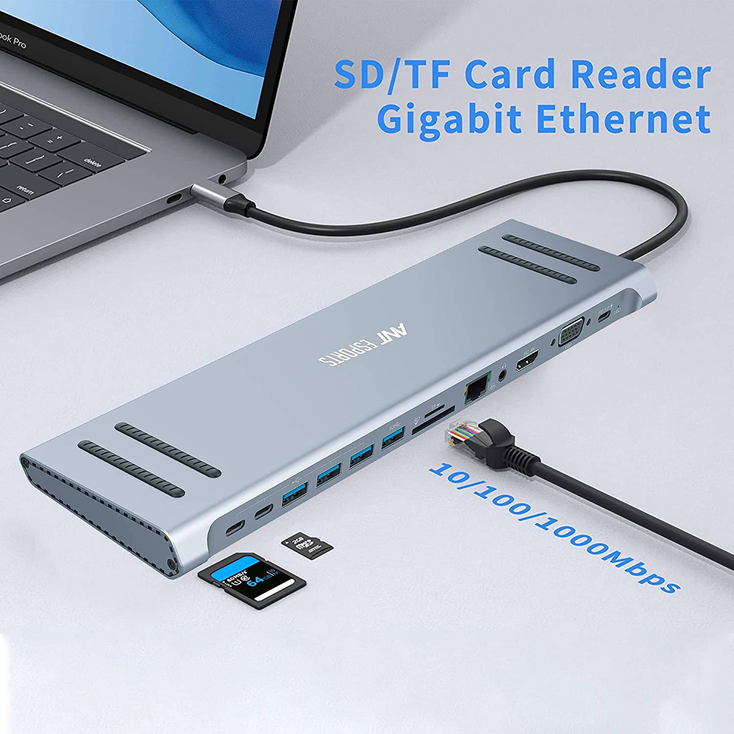 Ant Esports AEC1310 USB Type-C Docking Station