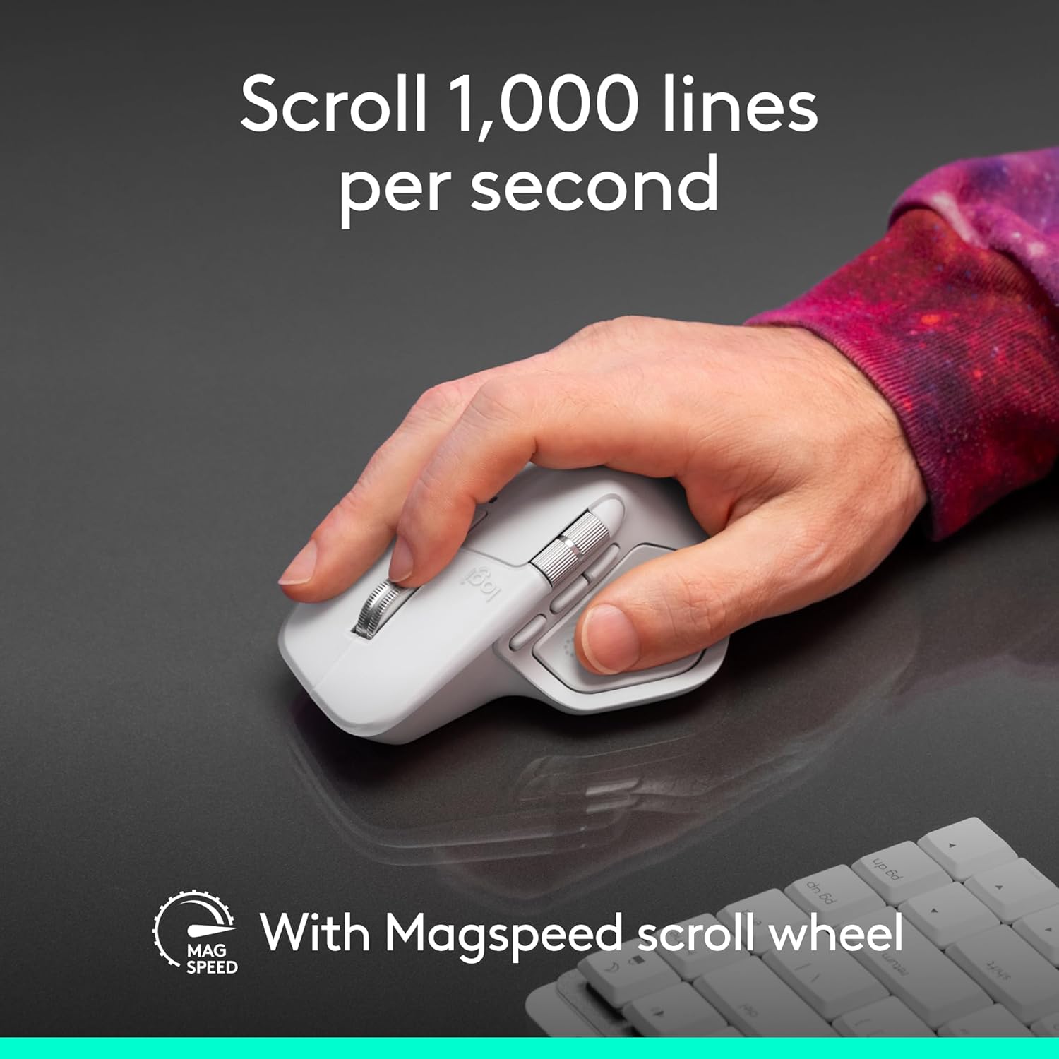 Logitech MX Master 4 for Mac, Ergonomic Bluetooth Mouse with Advanced Performance Haptic Feedback, Ultra-Fast Scrolling, USB-C Charging, MacOS, iPadOS, Windows - GOLCHHA COMPUTERS 